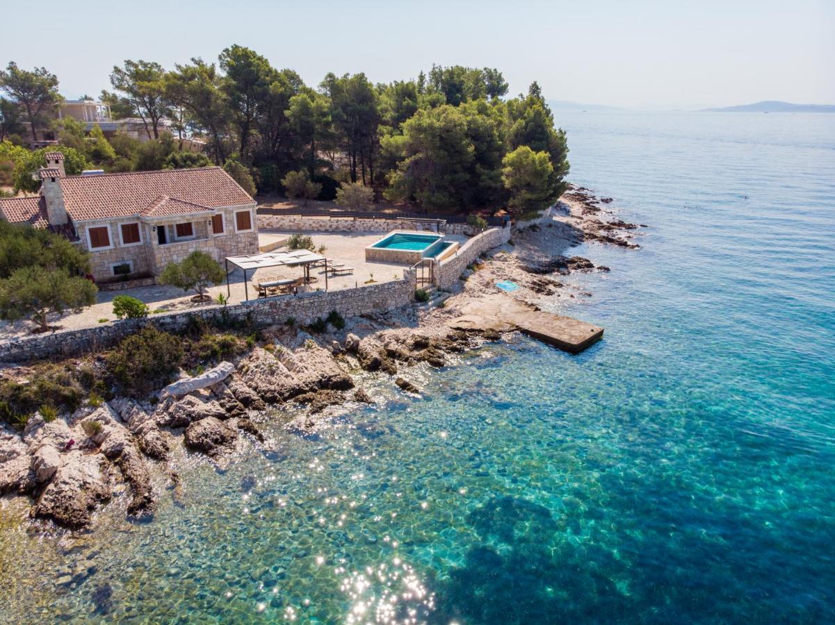 Villa Rudini With Heated Pool Okrug Gornji Luaran gambar