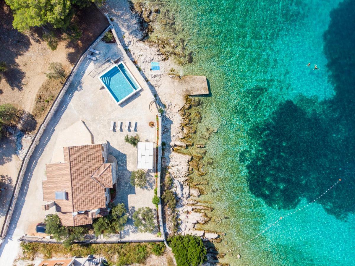 Villa Rudini With Heated Pool Okrug Gornji Luaran gambar