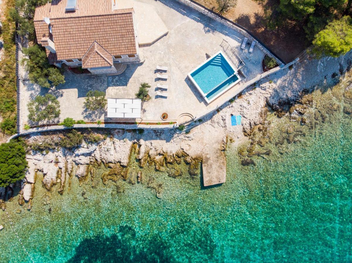 Villa Rudini With Heated Pool Okrug Gornji Luaran gambar